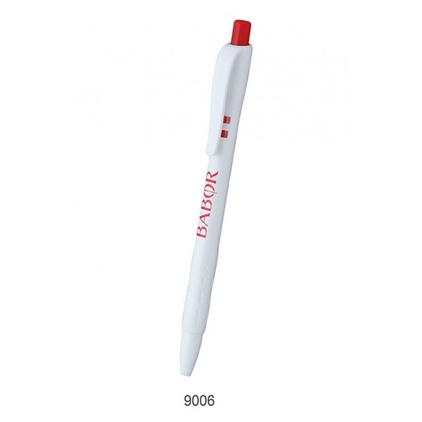 sp plastic pen red and white new